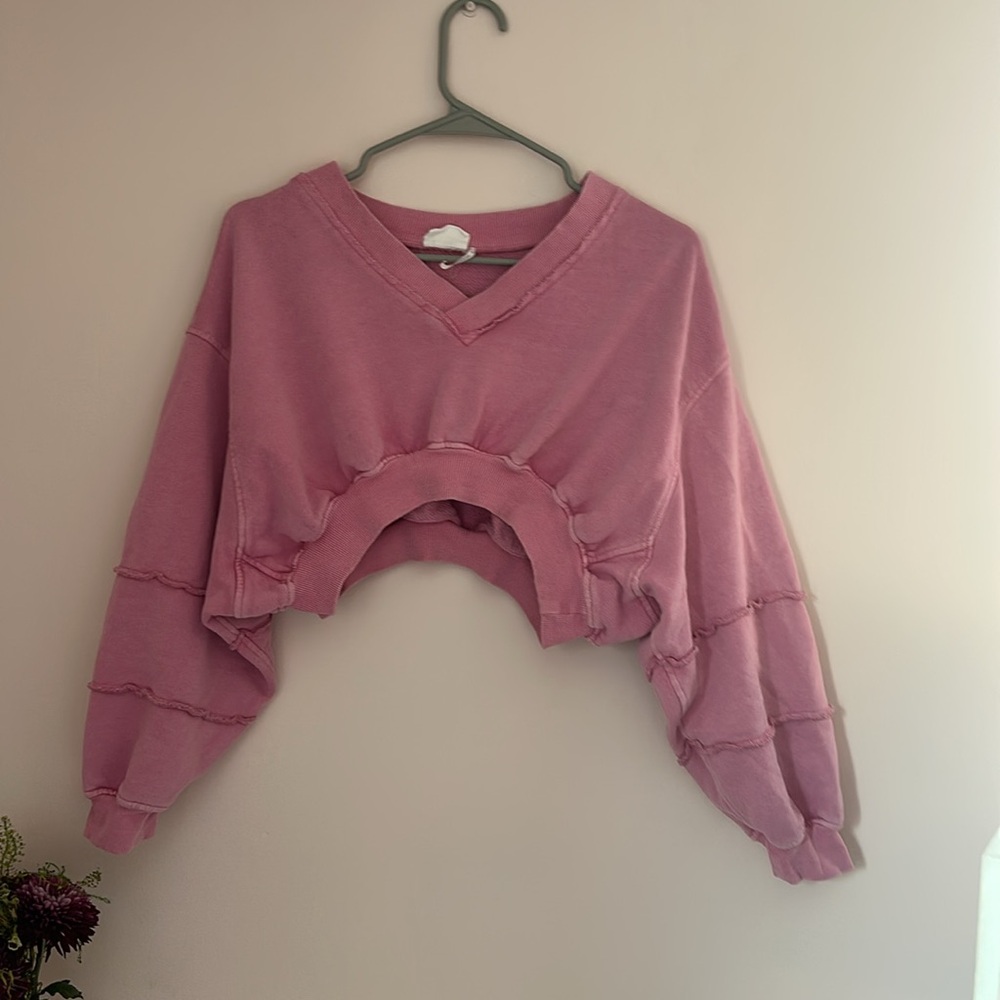 Pink Cropped Lounge Too by Urban Outfitters